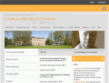 Tablet Screenshot of camillocavour.com